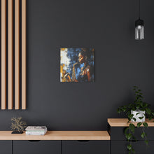 Load image into Gallery viewer, Saxophone Art Canvas, Jazz Decor, Music Lover Gift, Home Wall Art, Portrait Painting, Modern Artwork, Unique Gift Idea