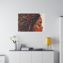 Load image into Gallery viewer, Grounded Woman of Color Matte Canvas, Stretched, 0.75"
