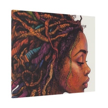 Load image into Gallery viewer, Grounded Woman of Color Matte Canvas, Stretched, 0.75"