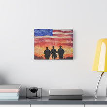 Load image into Gallery viewer, Inspirational Police Wall Art Canvas - Support Our Heroes