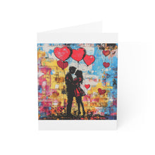 Load image into Gallery viewer, Romantic Greeting Cards Set – Love and Heart Balloons (1, 10, 30, 50pcs)