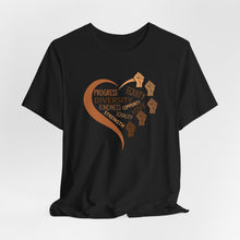 Load image into Gallery viewer, Empowerment Heart Tee - Diversity, Equity, Kindness Design