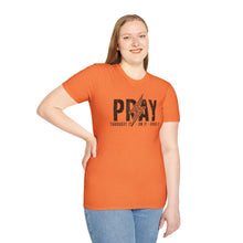 Load image into Gallery viewer, Inspirational Unisex Pray T-Shirt - Softstyle Casual Wear