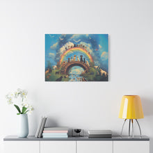 Load image into Gallery viewer, Rainbow Bridge Dog Canvas Artwork - Pet Lovers Home Decor