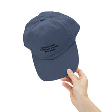 Load image into Gallery viewer, Unisex Distressed Cap - Know you Worth