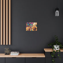 Load image into Gallery viewer, Colorful Butterfly and Sunflowers Canvas Art, Nature Wall Decor, Flower Artwork, Gift for Home, Boho Decor, Vibrant Art Print