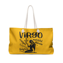 Load image into Gallery viewer, Weekender Bag - Virgo
