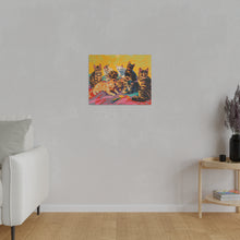 Load image into Gallery viewer, Colorful Cat Canvas Art - Vibrant Cat Portraits for Cat Lovers