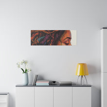 Load image into Gallery viewer, Grounded Woman of Color Matte Canvas, Stretched, 0.75"