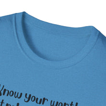 Load image into Gallery viewer, Unisex Softstyle T-Shirt - Know