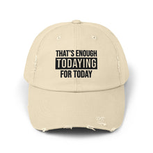 Load image into Gallery viewer, Unisex Distressed Cap - Todaying