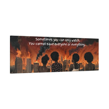 Load image into Gallery viewer, Inspirational Stretched Canvas Art - "Sometimes You Can Only Watch"