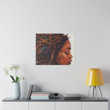Load image into Gallery viewer, Grounded Woman of Color Matte Canvas, Stretched, 0.75"