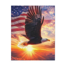 Load image into Gallery viewer, Patriotic Eagle Canvas Wall Art