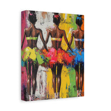 Load image into Gallery viewer, Vibrant Ballet Canvas Art, Colorful Wall Decor for Dance Lovers, Stylish Home Decor, Gift for Dancers, Ballerina Art Piece