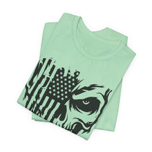 Load image into Gallery viewer, Rebellion Skull USA Graphic Tee - Unisex Short Sleeve