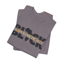 Load image into Gallery viewer, Unapologetically BLACK Unisex Jersey Tee - Bold Statement Shirt for Empowerment