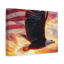 Load image into Gallery viewer, Patriotic Eagle Canvas Wall Art