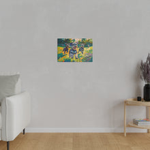 Load image into Gallery viewer, Vibrant Schnauzer Dogs Canvas Wall Art