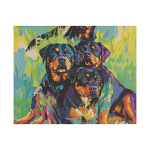 Load image into Gallery viewer, Rottweilers Canvas Art