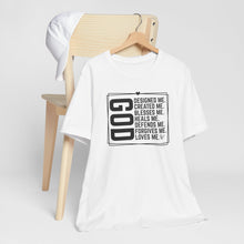Load image into Gallery viewer, Inspirational God Quote Unisex Jersey Tee