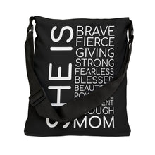Load image into Gallery viewer, Adjustable Tote Bag (AOP) - She is
