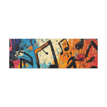 Load image into Gallery viewer, Vibrant Music Note Canvas Art - Colorful Stretched Wall Decor