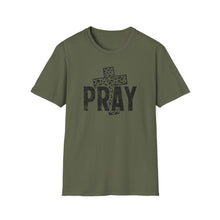 Load image into Gallery viewer, Leopard Print Pray Unisex Softstyle T-Shirt – Faith-Inspired Casual Wear
