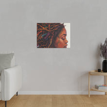 Load image into Gallery viewer, Grounded Woman of Color Matte Canvas, Stretched, 0.75"