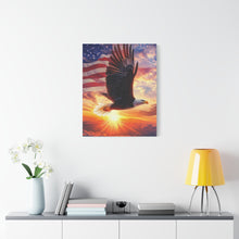 Load image into Gallery viewer, Patriotic Eagle Canvas Wall Art