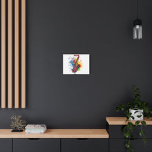 Load image into Gallery viewer, Vibrant Saxophone Art Canvas Print - Colorful Wall Decor