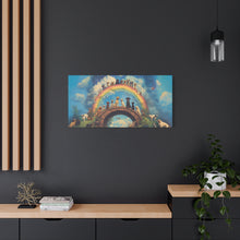 Load image into Gallery viewer, Rainbow Bridge Dog Canvas Artwork - Pet Lovers Home Decor