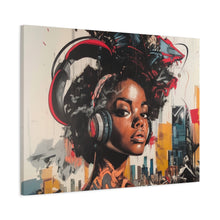 Load image into Gallery viewer, Urban Vibe Matte Canvas Print - Stylish Artwork for Music Lovers