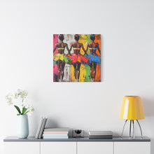 Load image into Gallery viewer, Vibrant Ballet Canvas Art, Colorful Wall Decor for Dance Lovers, Stylish Home Decor, Gift for Dancers, Ballerina Art Piece