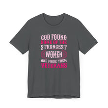 Load image into Gallery viewer, Strong Women Veterans Tee - Unisex Jersey Short Sleeve Shirt