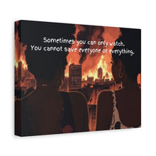 Load image into Gallery viewer, Inspirational Canvas Art – "Sometimes You Can Only Watch"