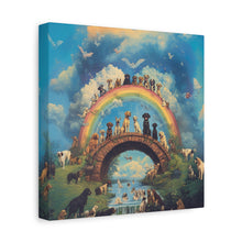 Load image into Gallery viewer, Rainbow Bridge Dog Canvas Artwork - Pet Lovers Home Decor