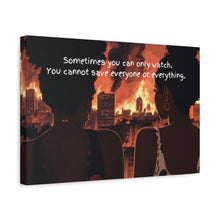 Load image into Gallery viewer, Inspirational Canvas Art – "Sometimes You Can Only Watch"