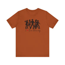 Load image into Gallery viewer, I ❤️ Live Dancing Unisex Jersey Tee – Perfect for Dance Lovers