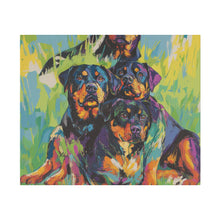 Load image into Gallery viewer, Rottweilers Canvas Art