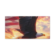Load image into Gallery viewer, Patriotic Eagle Canvas Wall Art