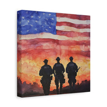 Load image into Gallery viewer, Inspirational Police Wall Art Canvas - Support Our Heroes