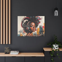Load image into Gallery viewer, Urban Vibe Matte Canvas Print - Stylish Artwork for Music Lovers