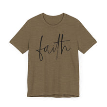 Load image into Gallery viewer, Faith Unisex Jersey Short Sleeve Tee - Inspirational Ephesians 3:20 Shirt