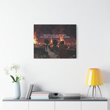 Load image into Gallery viewer, Inspirational Wall Art Canvas - "Sometimes You Can Only Watch" - Empowering Home Decor