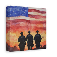 Load image into Gallery viewer, Inspirational Police Wall Art Canvas - Support Our Heroes