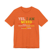 Load image into Gallery viewer, Proudly Mixed Unisex Jersey Tee - Celebrating Black Heritage