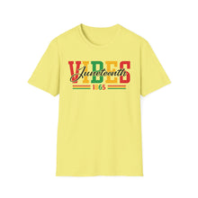 Load image into Gallery viewer, Unisex Softstyle T-Shirt - Juneteenth Vibes