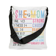 Load image into Gallery viewer, Adjustable Tote Bag (AOP) - She is