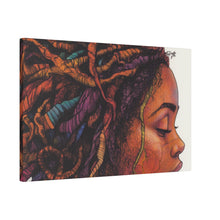Load image into Gallery viewer, Grounded Woman of Color Matte Canvas, Stretched, 0.75"